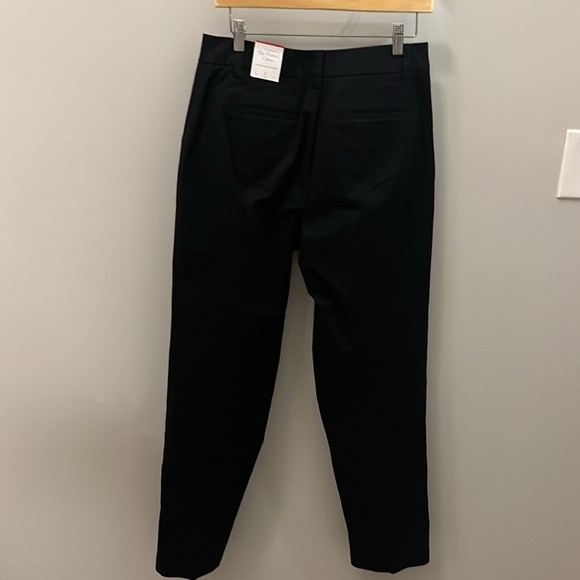 Talbots Curvy The Perfect Chino Pants NWT Size 8 Black Straight Leg - Picture 6 of 9